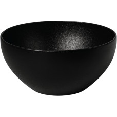Leela Baralee FINE PLUS BĻODA 15CM, MELNA, PORCELĀNS, Leela Baralee