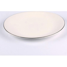Quality Ceramic SENSE PLATINUM DESERTA ŠĶĪVIS 21CM, Quality Ceramic