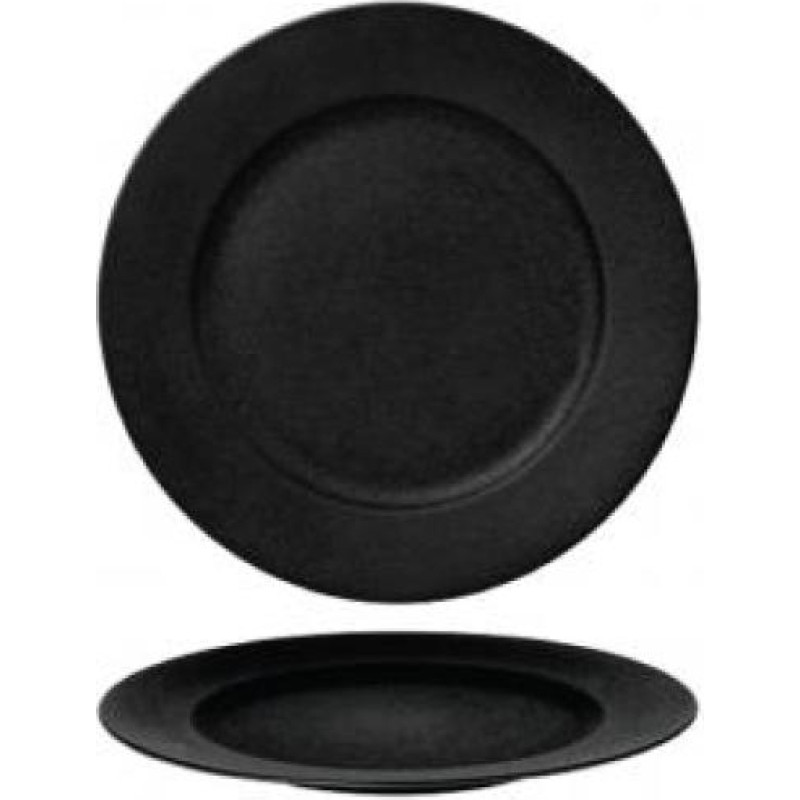 Leela Baralee FINE PLUS SATIN ŠĶĪVIS 16CM, MELNS, PORCELĀNS, Leela Baralee