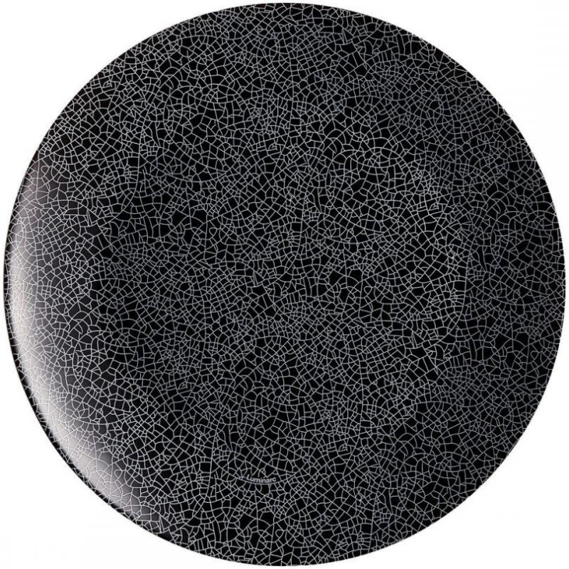 Luminarc ZOE BLACK PUSDIENU &Scaron;ĶĪVIS 25CM, Luminarc