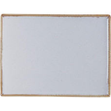 Porland SEASONS pelēks taisnstūrveida šķīvis 35X25cm, Porland