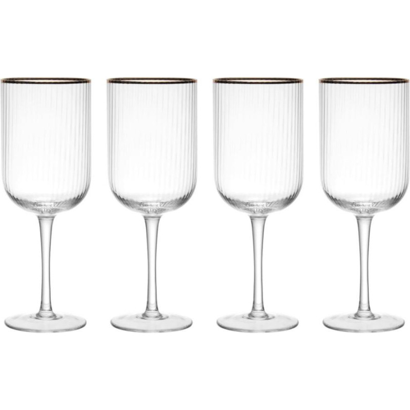 Mikasa SORRENTO VĪNA GLĀZES 400ML, 4 GAB., kristalīns, Mikasa