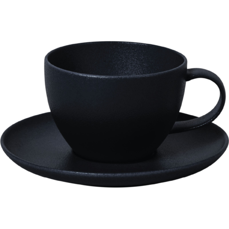 Leela Baralee FINE PLUS TASE 200ML, MELNA, PORCELĀNS, Leela Baralee