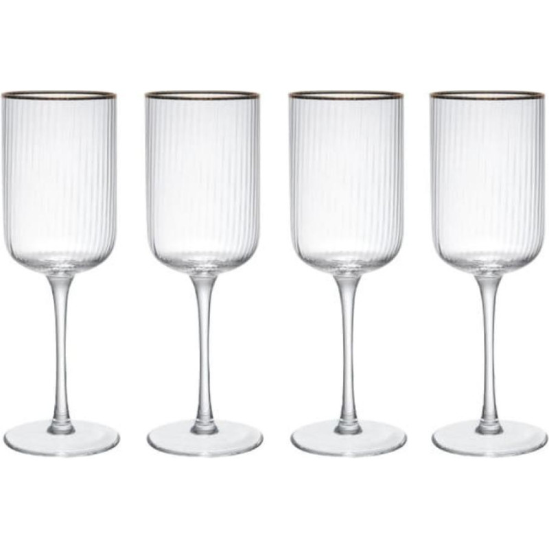 Mikasa SORRENTO VĪNA GLĀZES 450ML, 4 GAB., kristalīns, Mikasa