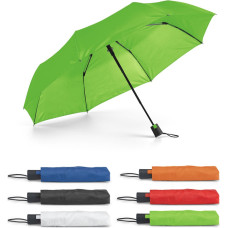 TOMAS. 190T polyester compact umbrella with automatic opening / Orange