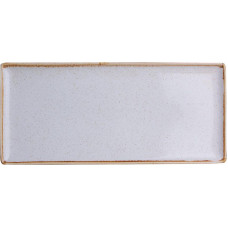 Porland SEASONS pelēks taisnstūrveida šķīvis 36x15cm, Porland