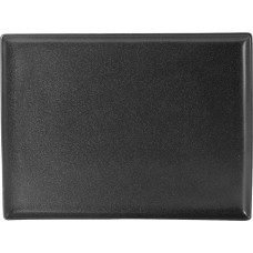 Porland SEASONS melns taisnstūrveida šķīvis 27x21cm, Porland