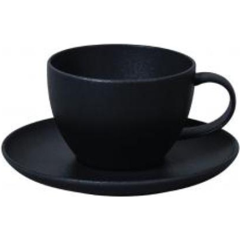 Leela Baralee FINE PLUS SATIN TASE 350ML, MELNA, PORCELĀNS, Leela Baralee
