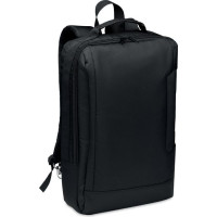 Laptop backpack in 300D RPET