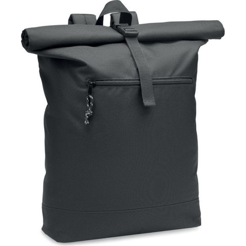 600D RPET rolltop backpack