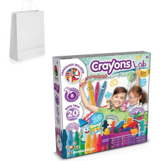 Science4You Crayon Factory Kit III. Educational game supplied with a kraft paper gift bag (100 g/m&sup2;)