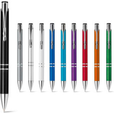 BETA PLASTIC. ABS ball pen with metal clip