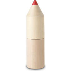 12 pencils in wooden box