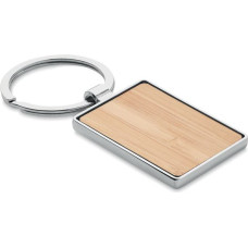 Rectangular key ring bamboo