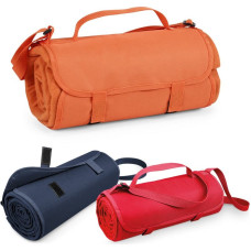 FLEECE. Fleece blanket with handle and strap (160 g/m²)