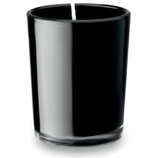 Scented candle in glass