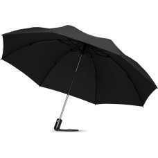 Foldable reversible umbrella