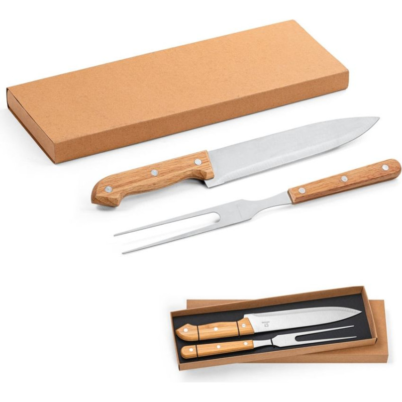 SALSA. Two-piece barbecue set