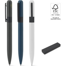 ELSIE ROUND. Metal ballpoint (60% recycled) with rounded design