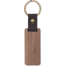 Key ring in walnut and PU