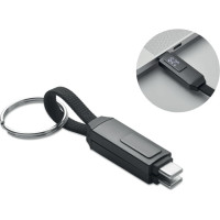 60W charging cable keyring