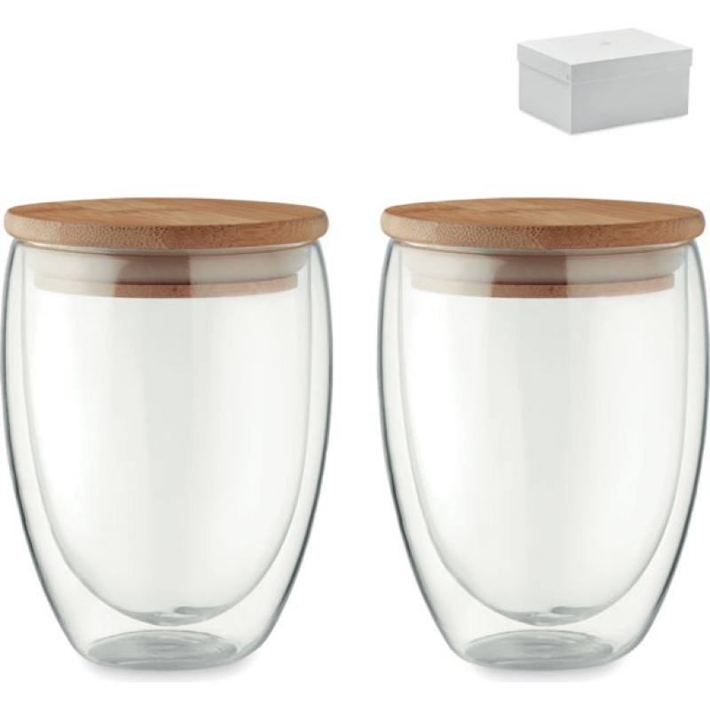 Set of 2 glasses 350 ml in box