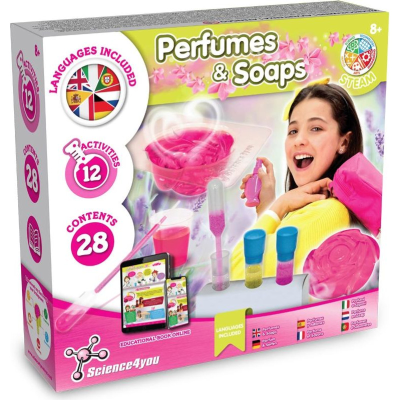 Science4You Perfume & Soap Factory Kit I. Educational game for children