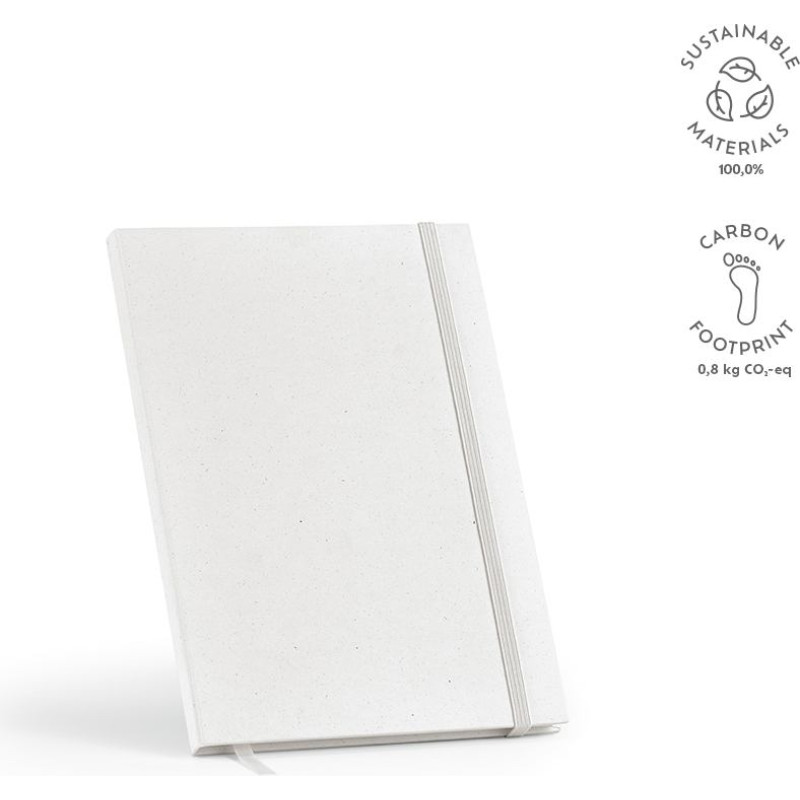 Hugo A5 Notebook rMilk Cartons cover. 70gsm recycled 160 pages