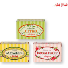 Ach. Brito® FLORES. Pebble soaps (150g) / Yellow