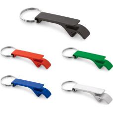 RE-BAITT. Recycled aluminium (100% rAL) keyring with capsule opener