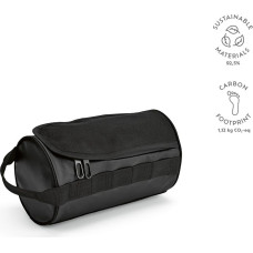 Riga Toiletry Bag 5.7L rPET. Barrel shaped with carry handle