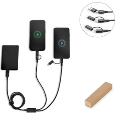 BERTOZZI. Superfast 6-in-1 USB cable made of aluminium and recycled PET