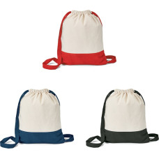 ROMFORD. 100% cotton drawstring bag (180 g/m²) / Red