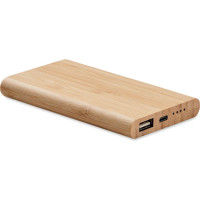 4000 mAh Bamboo power bank