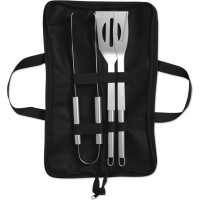 3 Barbecue tools in pouch