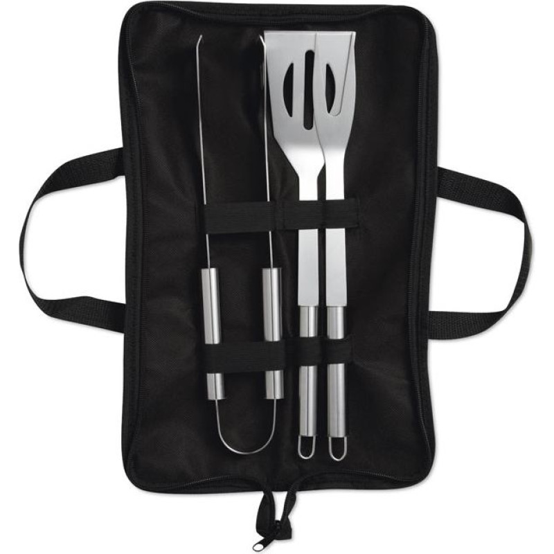 3 Barbecue tools in pouch