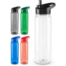GILMORE. Recycled PET (100% rPET) sports bottle with glossy translucent finish 750 mL