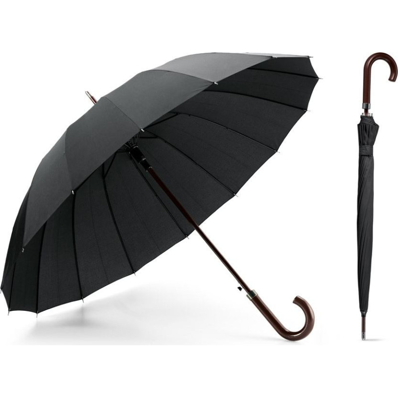 HEDI. 16 rib automatic opening umbrella in 190T pongee with automatic opening