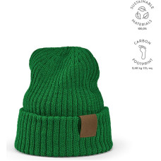 Cobain Beanie rPET and Wool. Customisable Patch