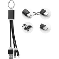key ring with USB type C cable