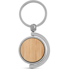 HOMER ROUND. Circular bamboo keyring