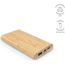 Pythagoras Powerbank Bamboo 10000 mAh. 15W