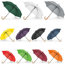 PATTI. 190T polyester umbrella with automatic opening / Red
