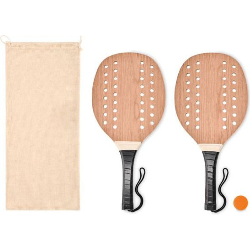 Rosewood beach tennis set