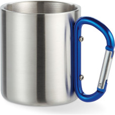 Metal mug & carabiner handle