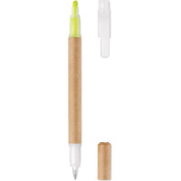 2 in 1 carton pen highlighter