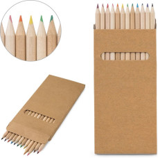 CROCO. Pencil box with 12 coloured pencils