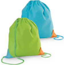 BISSAYA. Colourful non-woven drawstring bag (80 g/m²)