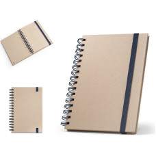 PROUST. A5 notebook with rings, hard cover, made of sugar cane paper (80% sugar cane) with plain pages