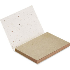 Grass/seed paper memo pad